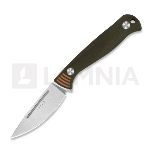 Cuțit Kizer Cutlery Evenki 1, Green G-10, Stonewashed