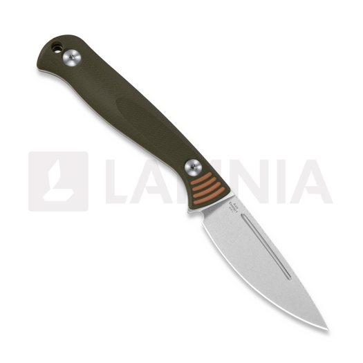 Cuțit Kizer Cutlery Evenki 1, Green G-10, Stonewashed