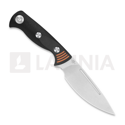 Kizer Cutlery Evenki 3 kniv, Black G-10, Stonewashed