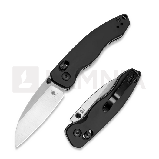 Kizer Cutlery Exist 154CM 접이식 나이프, Black Aluminium