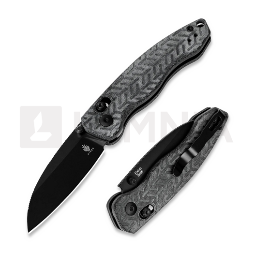 Liigendnuga Kizer Cutlery Exist Nitro-V, Black Micarta