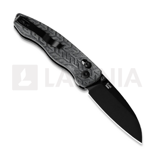 Kizer Cutlery Exist Nitro-V sulankstomas peilis, Black Micarta