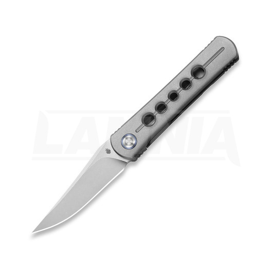 Nóż składany Kizer Cutlery Feist 2 X Series Clip Point, Gray Titanium, Stonewash