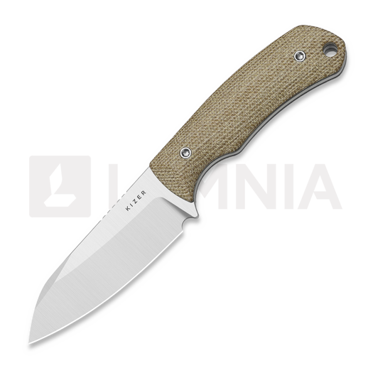 Kizer Cutlery Field Mouse 14C28N Messer, Brown Norplex Ultrex, Satin