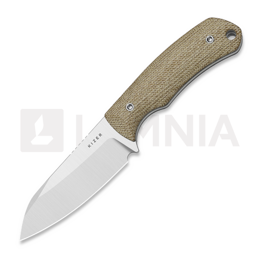 Kizer Cutlery Field Mouse 14C28N Messer, Brown Norplex Ultrex, Satin