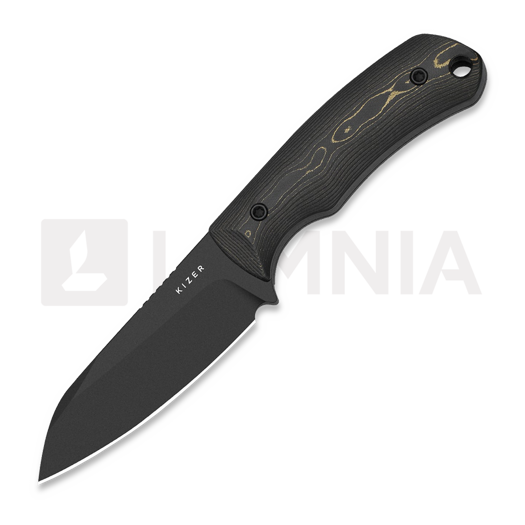 Kizer Cutlery Field Mouse 3V Messer, Gold Camo FatCarbon