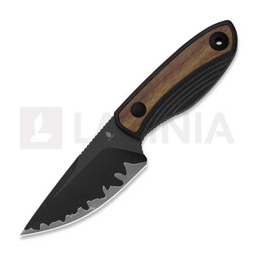 Kizer Cutlery Finch Damascus kniv, Black G-10 & Mkuruti