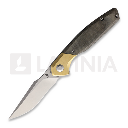 Kizer Cutlery Grazioso Linerlock Brass kääntöveitsi