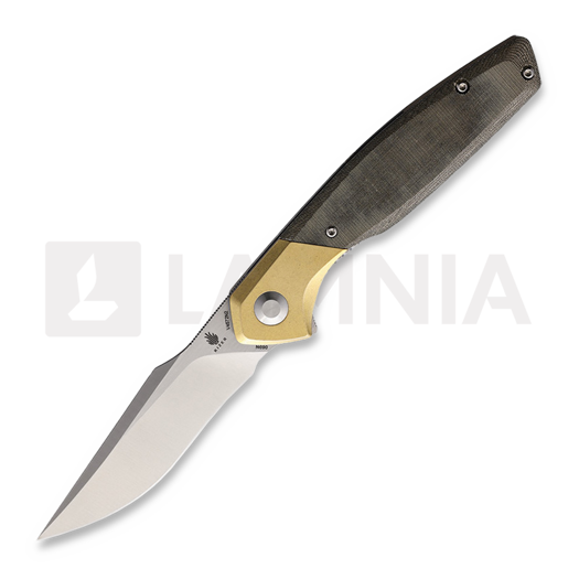 Kizer Cutlery Grazioso Linerlock Brass 접이식 나이프