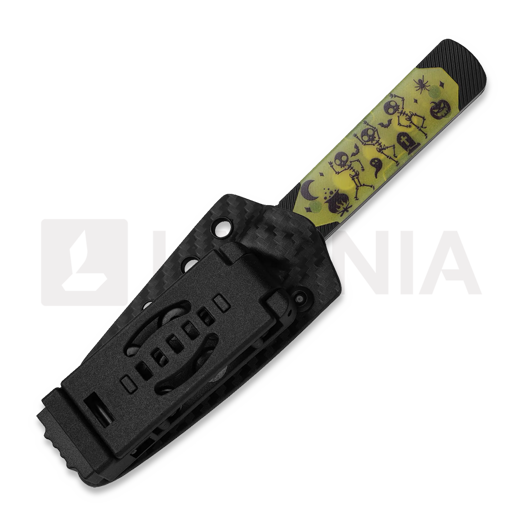 Kizer Cutlery Hallow 10V 2026 Halloween Special veitsi, Black CPM 10V, Aluminum & GID G-10