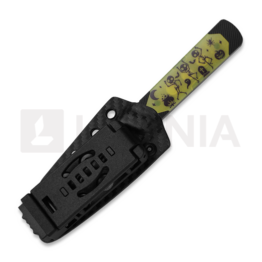 Kizer Cutlery Hallow 10V 2026 Halloween Special veitsi, Black CPM 10V, Aluminum & GID G-10