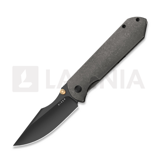 Kizer Cutlery Harpoon Fold Elmax kääntöveitsi, Gray Titanium, DLC