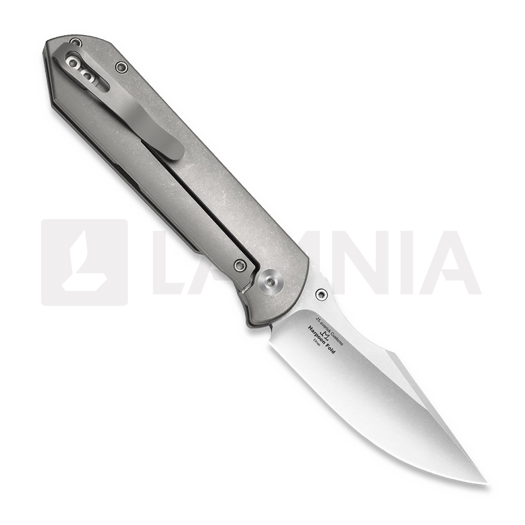 Kizer Cutlery Harpoon Fold Elmax kääntöveitsi, Gray Titanium, Stonewash/Satin