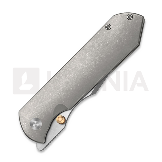 Navaja Kizer Cutlery Harpoon Fold Elmax, Gray Titanium, Stonewash/Satin
