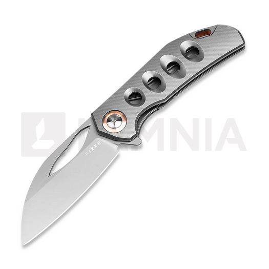 Kizer Cutlery Hawk S45VN סכין מתקפלת, Titanium, Stonewash