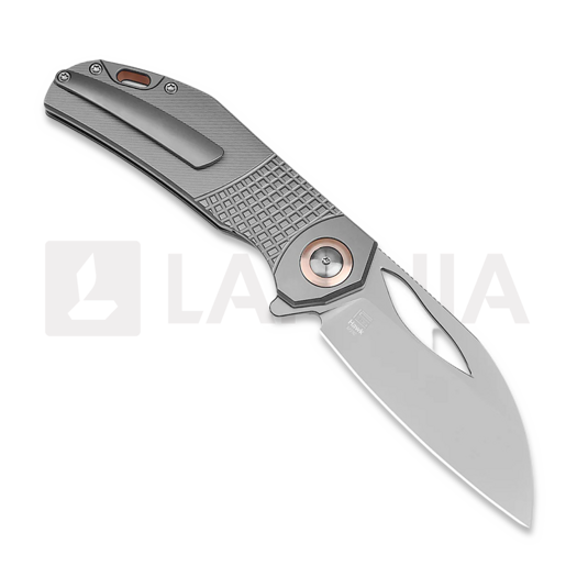 Kizer Cutlery Hawk S45VN sulankstomas peilis, Titanium, Stonewash