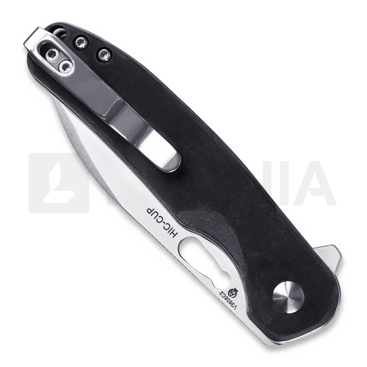 Zav&iacute;rac&iacute; nůž Kizer Cutlery HIC-CUP Button Lock, čern&aacute;