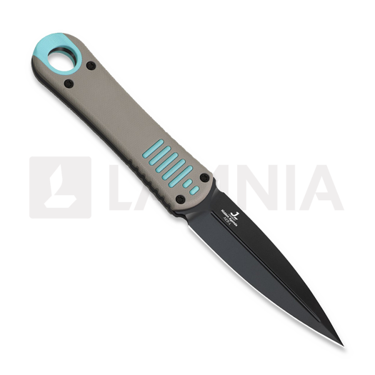 Kizer Cutlery Hidden Agenda AEB-L durklas, Grey & Blue G-10
