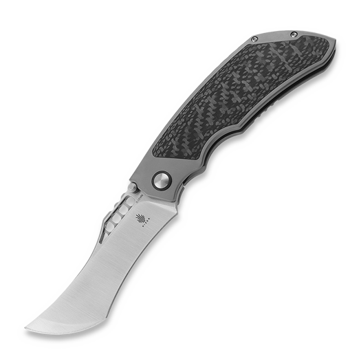 Kizer Cutlery Huntsmen, Gray Titanium/Carbon Fibre, Satin