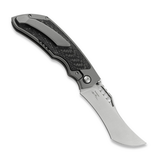 Kizer Cutlery Huntsmen, Gray Titanium/Carbon Fibre, Satin