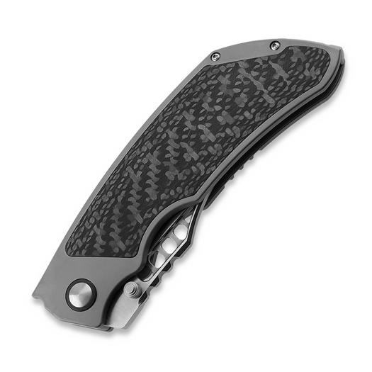 Kizer Cutlery Huntsmen, Gray Titanium/Carbon Fibre, Satin