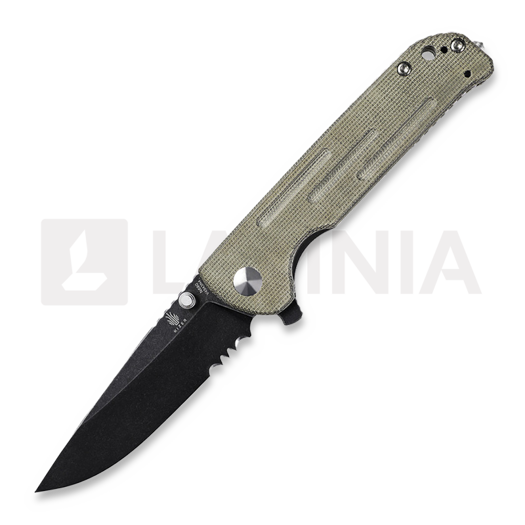 Nóż składany Kizer Cutlery Justice Linerlock Green