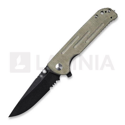 Kizer Cutlery Justice Linerlock Green סכין מתקפלת
