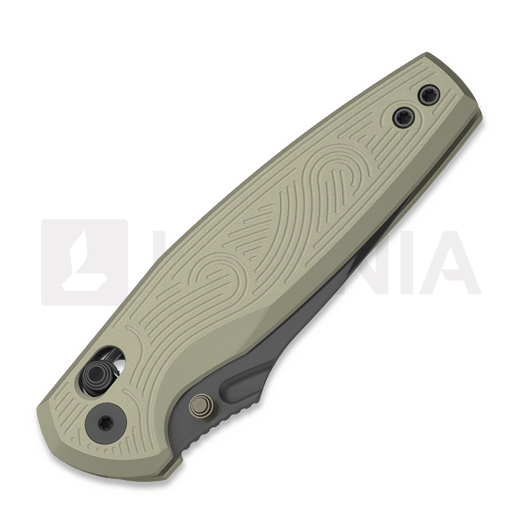 Складной нож Kizer Cutlery Khamsin Nitro-V, Patterned Sand Aluminum, Stonewash Gray PVD