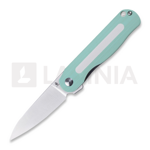 Kizer Cutlery Latt Vind Mini folding knife, green/white