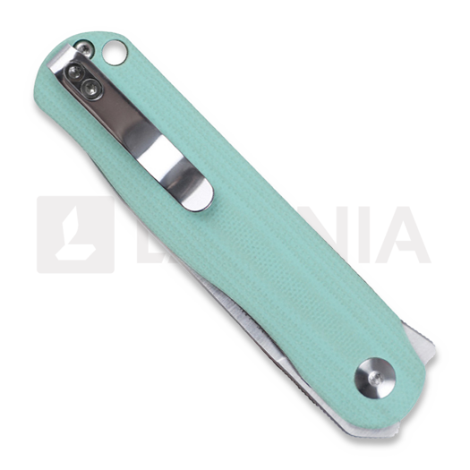 Kizer Cutlery Latt Vind Mini kääntöveitsi, green/white