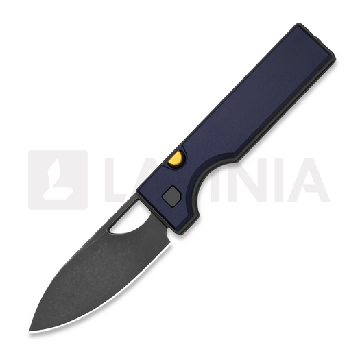 Couteau pliant Kizer Cutlery Little Ringbo AEB-L, Blue Aluminum, Gray Stonewash