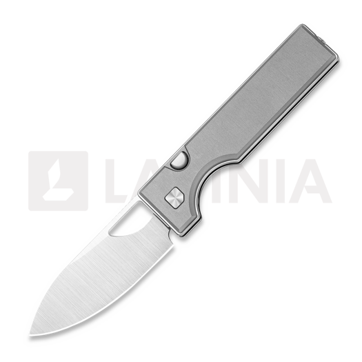 Складной нож Kizer Cutlery Little Ringbo AEB-L, Gray Aluminum, Satin