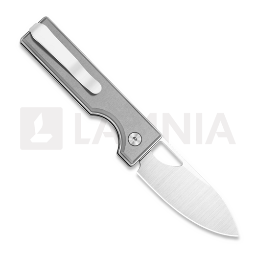 Navaja Kizer Cutlery Little Ringbo AEB-L, Gray Aluminum, Satin