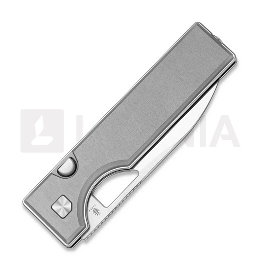 Kizer Cutlery Little Ringbo AEB-L kääntöveitsi, Gray Aluminum, Satin