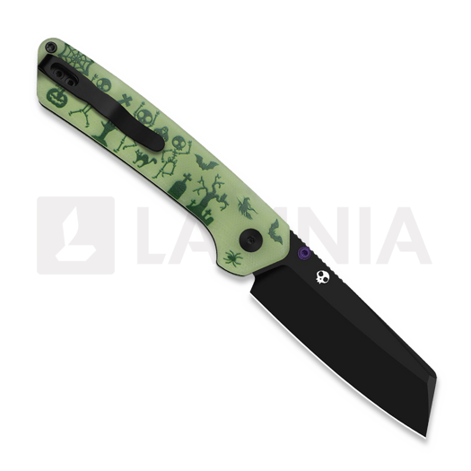 Kizer Cutlery Madrac 2026 Halloween Special vouwmes, Black PVD 14C28N, GID G-10