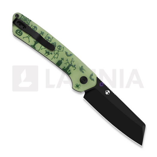 Kizer Cutlery Madrac 2026 Halloween Special vouwmes, Black PVD 14C28N, GID G-10