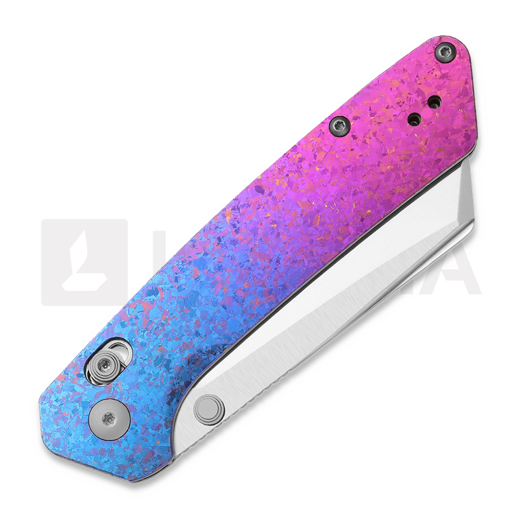 Kizer Cutlery Madrac CL AirTi M390 k&auml;&auml;nt&ouml;veitsi, Crystallized Titanium, Satin