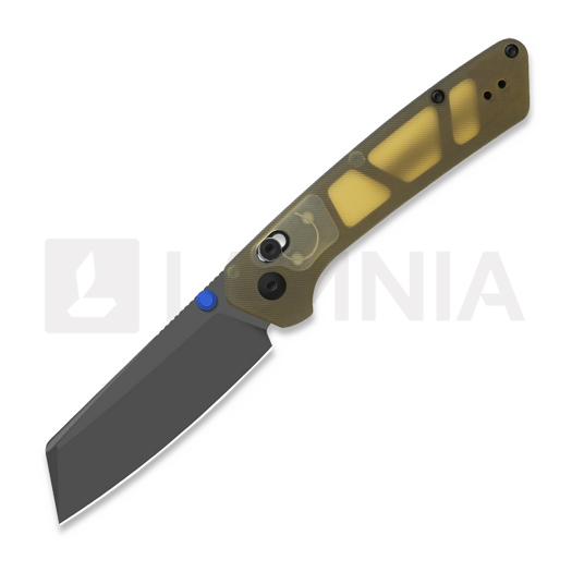 Saliekams nazis Kizer Cutlery Madrac CL AirTi M390, Yellow PEI, Matte DLC Ultra