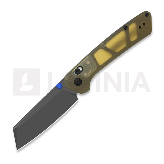 Saliekams nazis Kizer Cutlery Madrac CL AirTi M390, Yellow PEI, Matte DLC Ultra