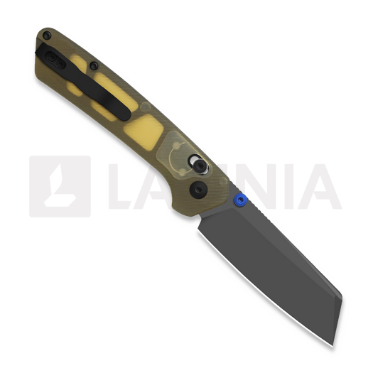 Kizer Cutlery Madrac CL AirTi M390 vouwmes, Yellow PEI, Matte DLC Ultra