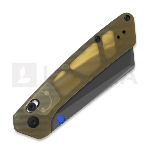 Kizer Cutlery Madrac CL AirTi M390 vouwmes, Yellow PEI, Matte DLC Ultra