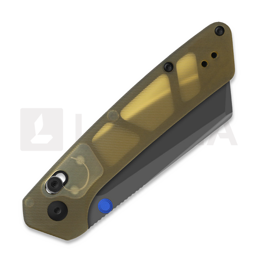 Kizer Cutlery Madrac CL AirTi M390 vouwmes, Yellow PEI, Matte DLC Ultra