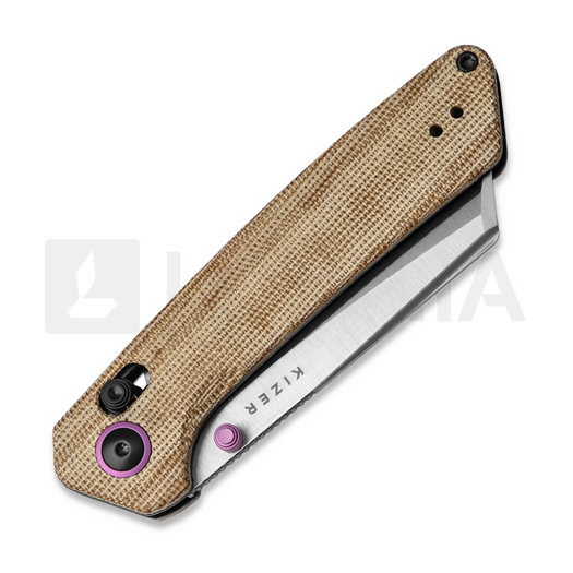 Kizer Cutlery Madrac Nitro-V, Brown Micarta