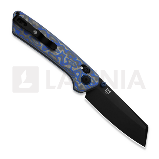 Kizer Cutlery Madrac Nitro-V sulankstomas peilis, Vortex Micarta, Black Stonewash