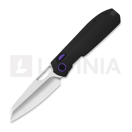 Kizer Cutlery Mash M390 סכין מתקפלת, Black Aluminum, Satin
