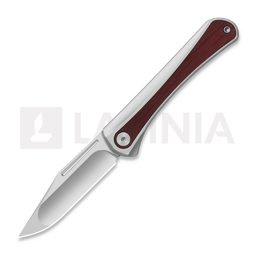 Saliekams nazis Kizer Cutlery Melody S35VN, Gray Aluminum & Panama Rosewood, Satin