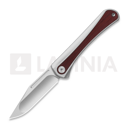 Saliekams nazis Kizer Cutlery Melody S35VN, Gray Aluminum & Panama Rosewood, Satin