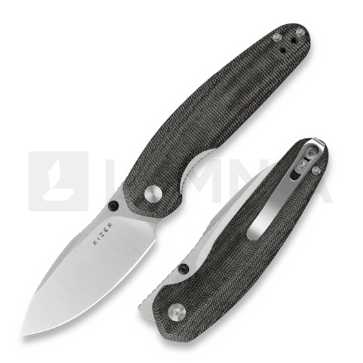 มีดพับ Kizer Cutlery Meteora Nitro-V, Black Micarta