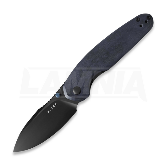 Kizer Cutlery Meteora Nitro-V 접이식 나이프, Blue Canyon Richlite
