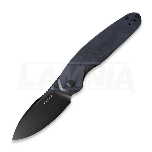 Kizer Cutlery Meteora Nitro-V fällkniv, Blue Canyon Richlite